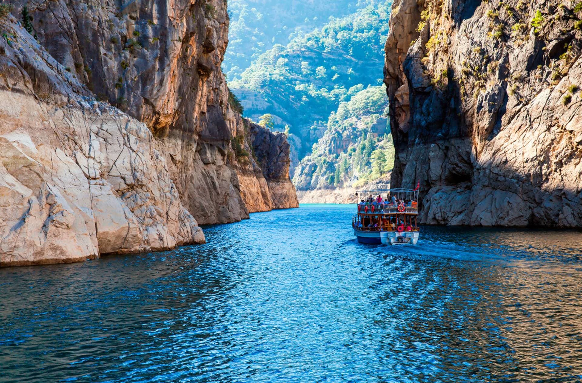 Alanya'dan Yeşil Kanyon Tekne Turu